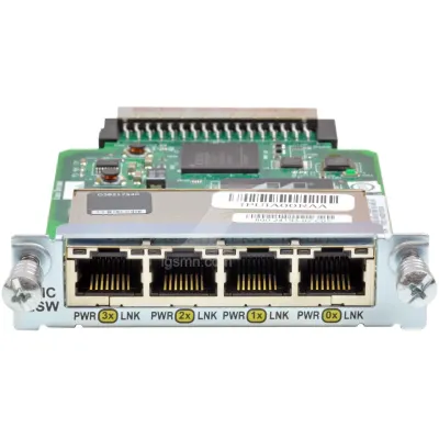 Cisco HWIC-4ESW 4-Port 10/100BaseT Switch | Ethernet Switch